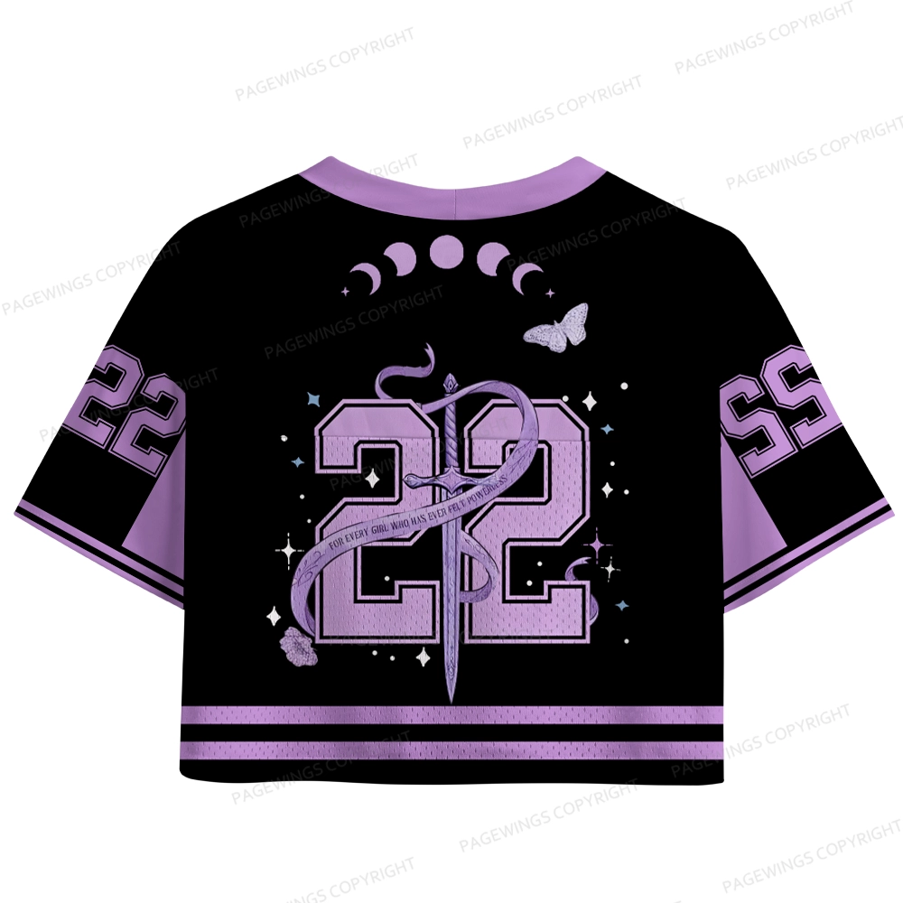 Pagewings Powerless Women's Crop Mesh Jersey 