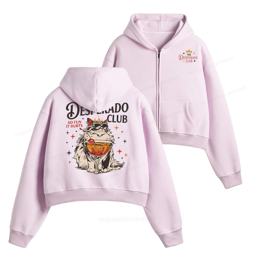 Pagewings The Desperado Club Fleece Zip-Up Hoodie