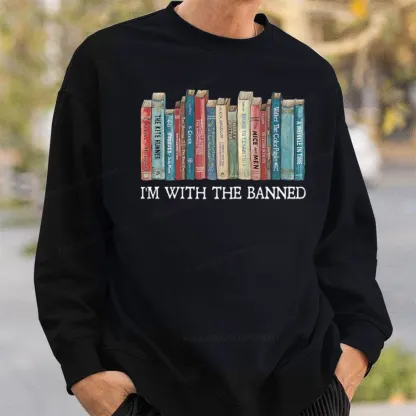 Pagewings I'm With The Banned Unisex Classic Sweatshirt