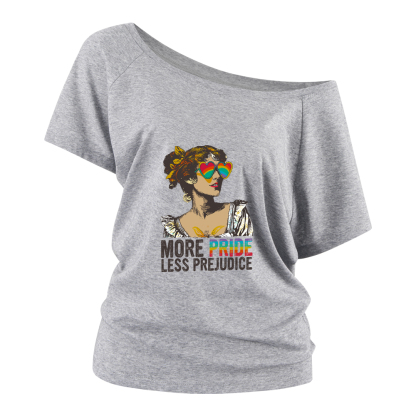 Pagewings More Pride Less Prejudice Off Shoulder Top