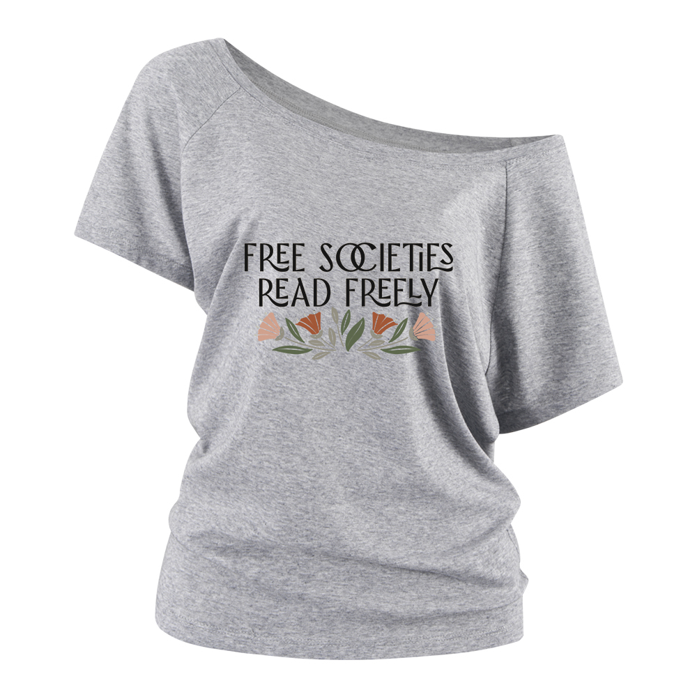 Pagewings Read Freely Off Shoulder Top