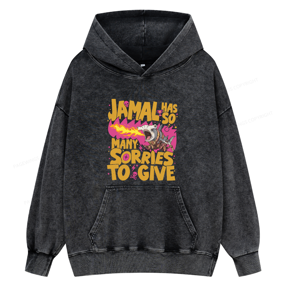 Pagewings Sci-Fi Novel Lover Unisex Washed Hoodie