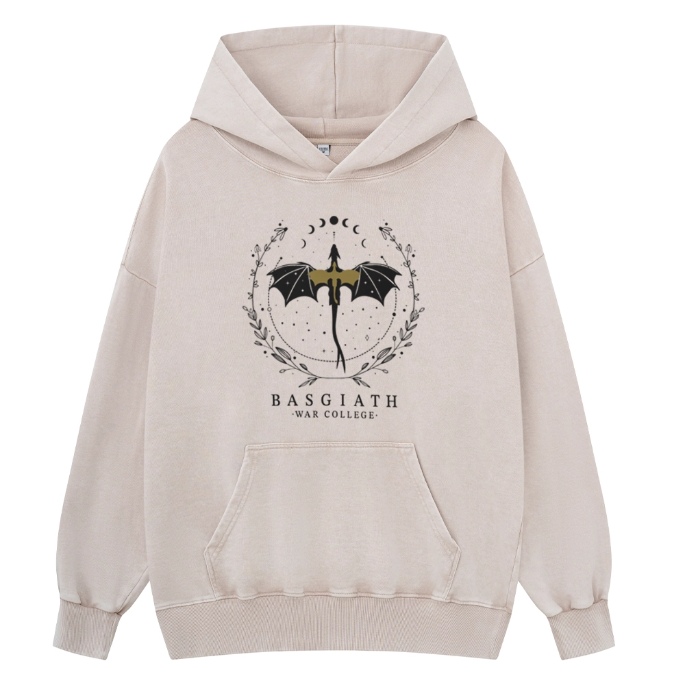 Pagewings Basgiath War College Unisex Washed Hoodie
