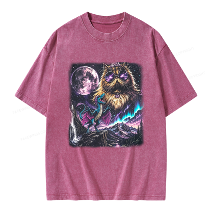 Pagewings Sci Fi Books Lover Unisex Washed T-shirt