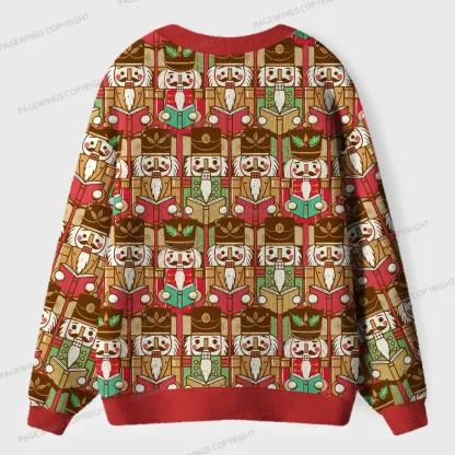 Pagewings Cozy Reading Unisex Ugly Cardigan Sweaters