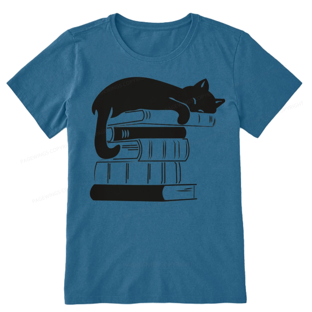 Pagewings Books And Cats Unisex Classic T-shirt