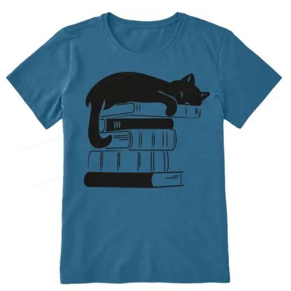 Pagewings Books And Cats Unisex Classic T-shirt