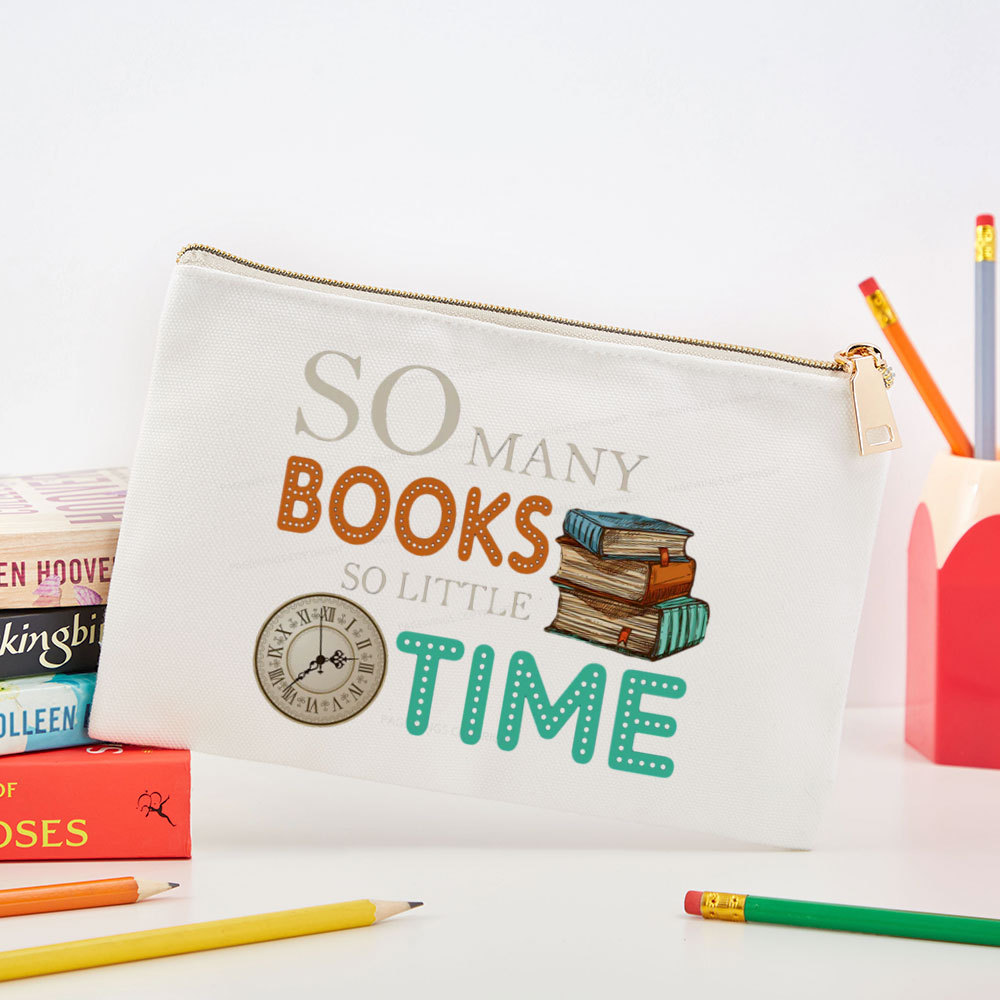 Pagewings So Many Books So Little Time Book Pouch