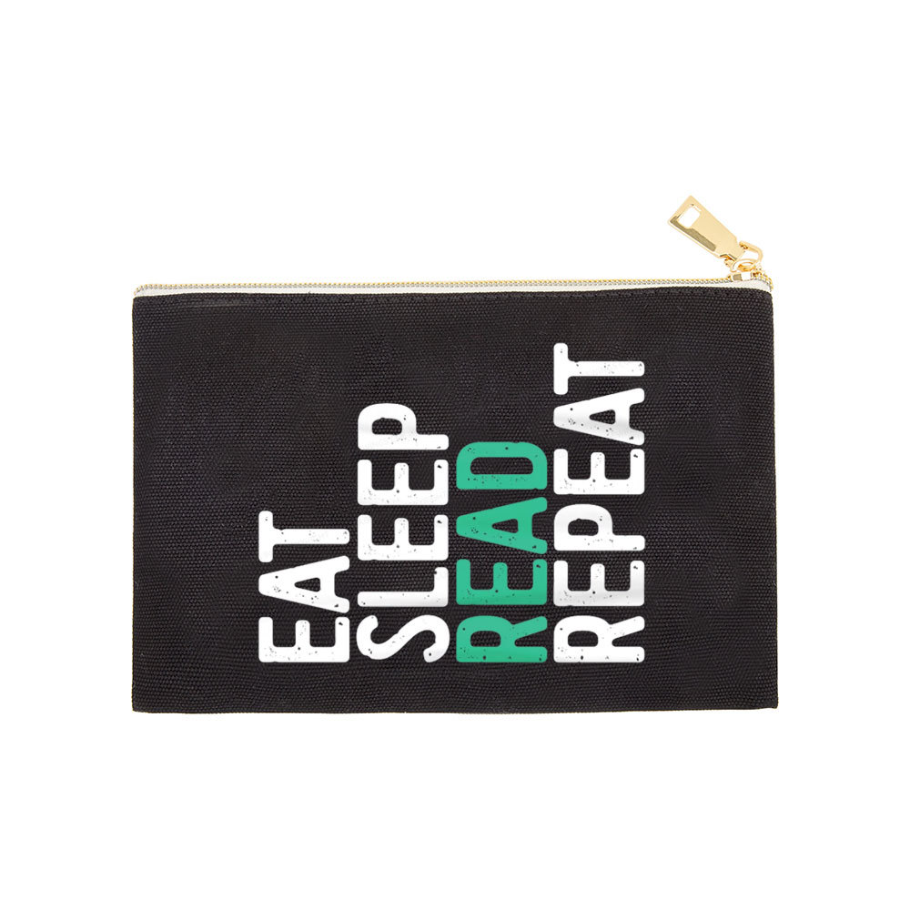 Pagewings Eat Sleep Read Repeat Pouch