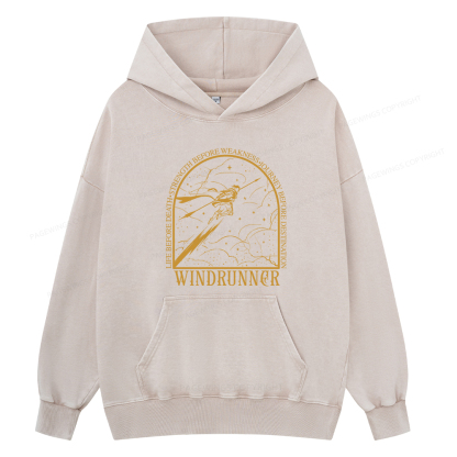 Pagewings Windrunner Unisex Washed Hoodie