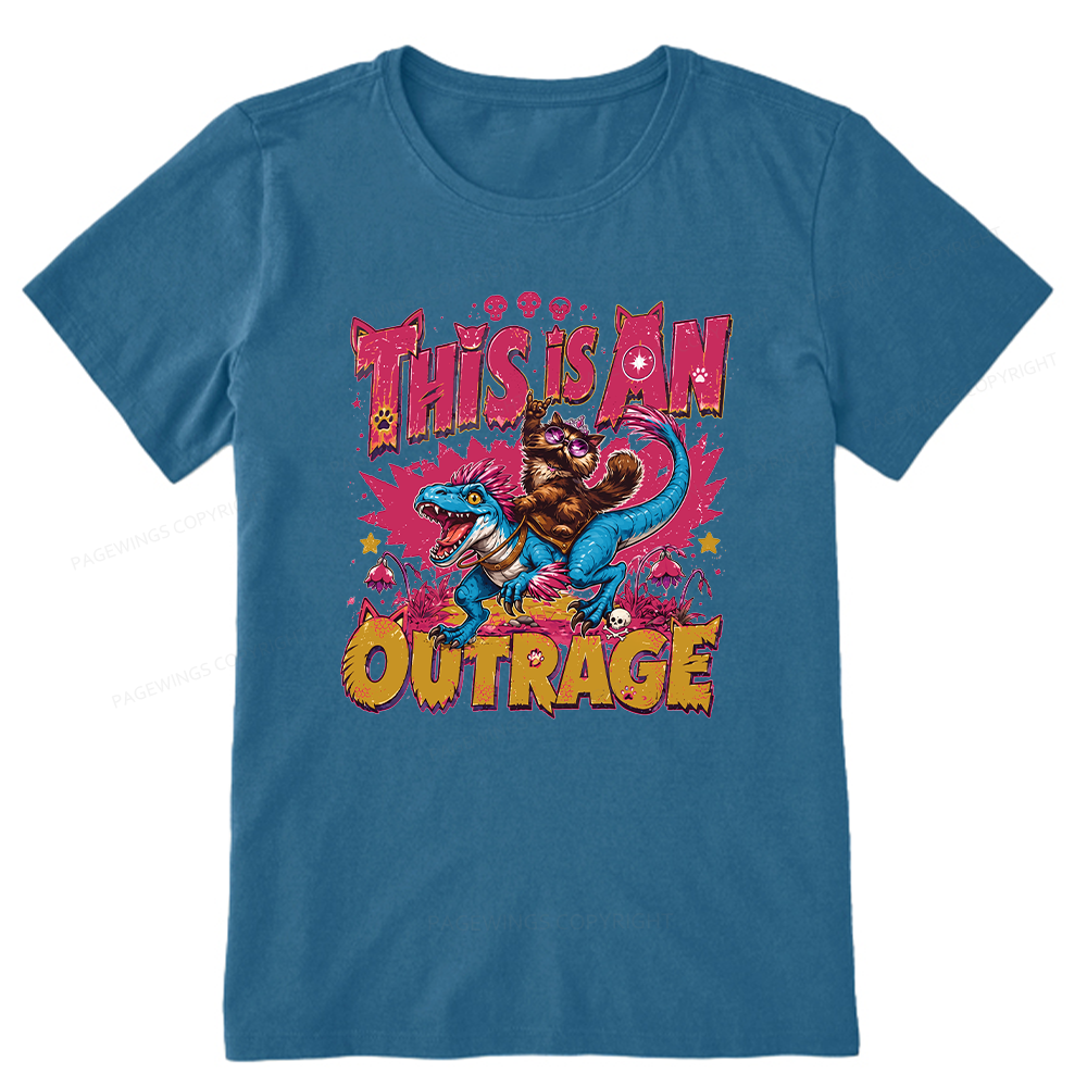 Pagewings Science Fiction Cat Unisex Classic T-shirt
