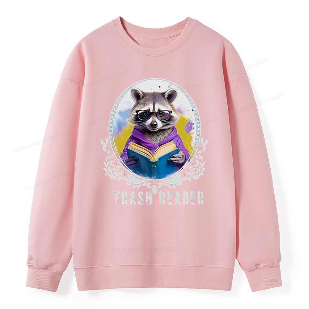 Pagewings Trash Reader Unisex Classic Sweatshirt