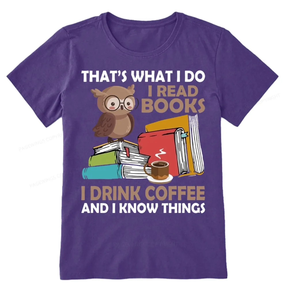 Pagewings That's What I Do I Read Books Unisex Classic T-shirt