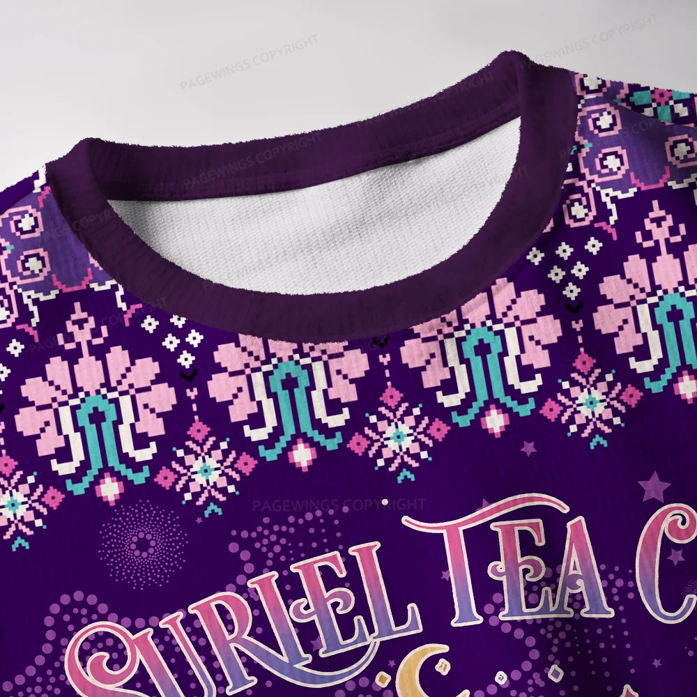 Pagewings Fantasy Surel Tea Unisex Ugly Knit Sweatshirt