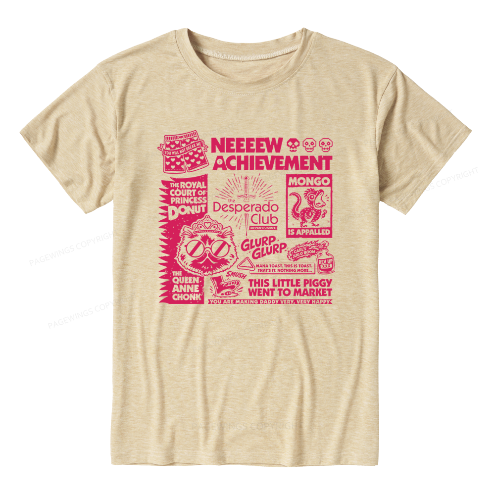 Pagewings Sci Fi Novel Lover Unisex Heather T-Shirt