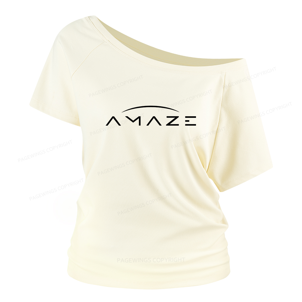 Pagewings Amaze Women Off Shoulder T-shirts
