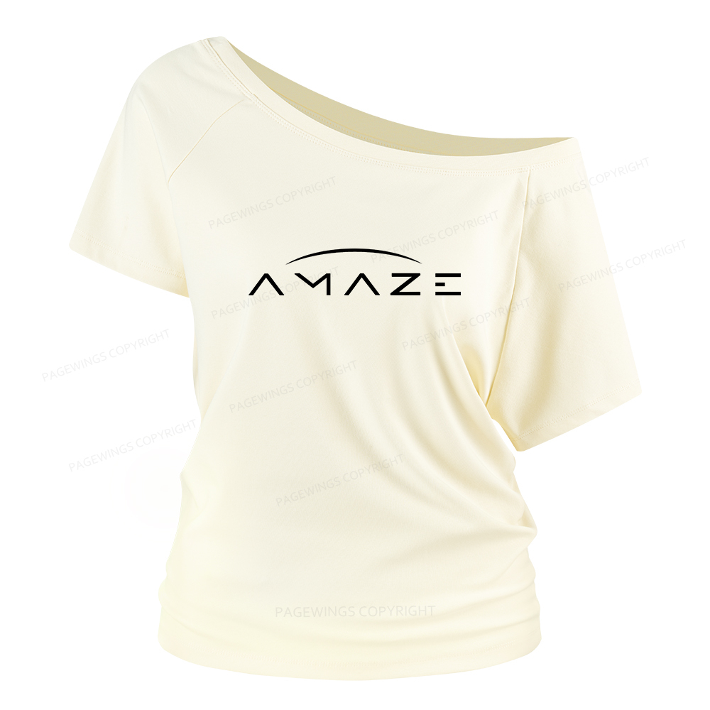 Pagewings Amaze Women Off Shoulder T-shirts