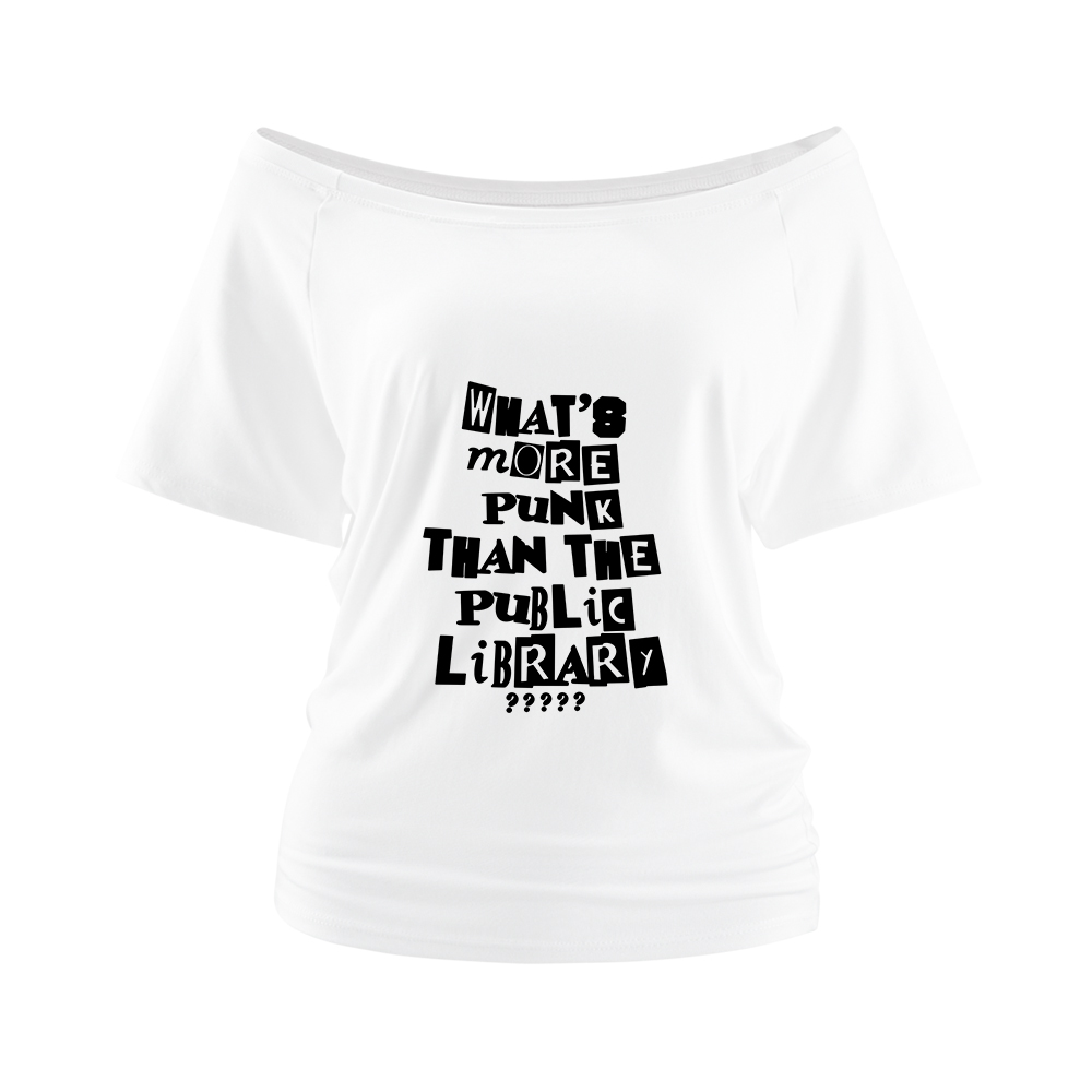 Pagewings What’s More Punk Than The Library Off Shoulder Top