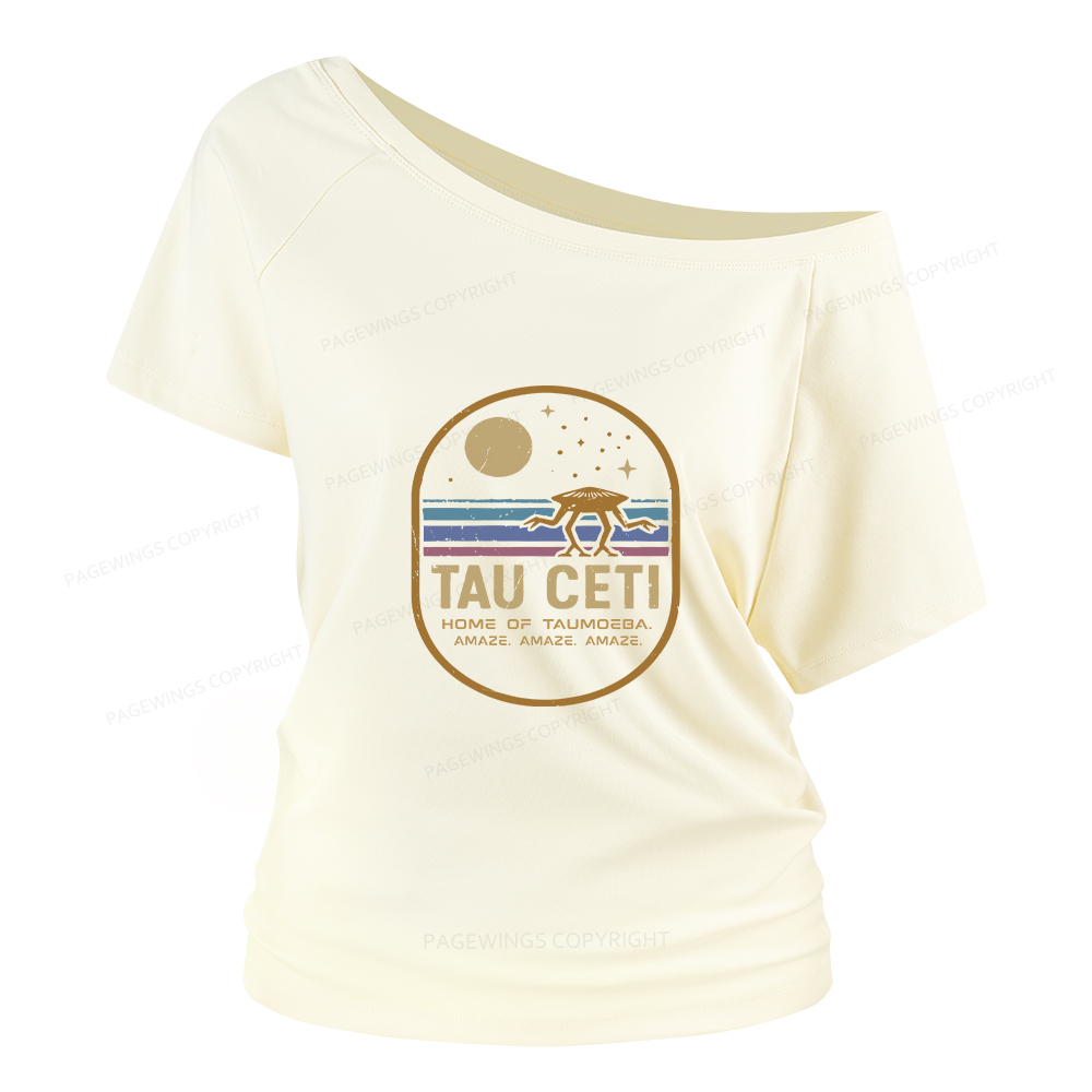 Pagewings Amaze Women Off Shoulder T-shirts