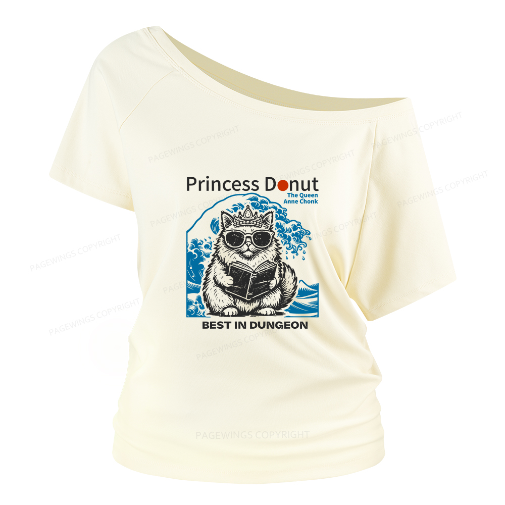 Pagewings Princess Donut Women Off Shoulder T-shirts