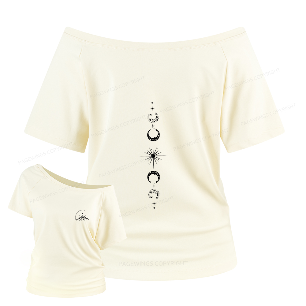 Pagewings Feyre Darling Women Off Shoulder T-shirts