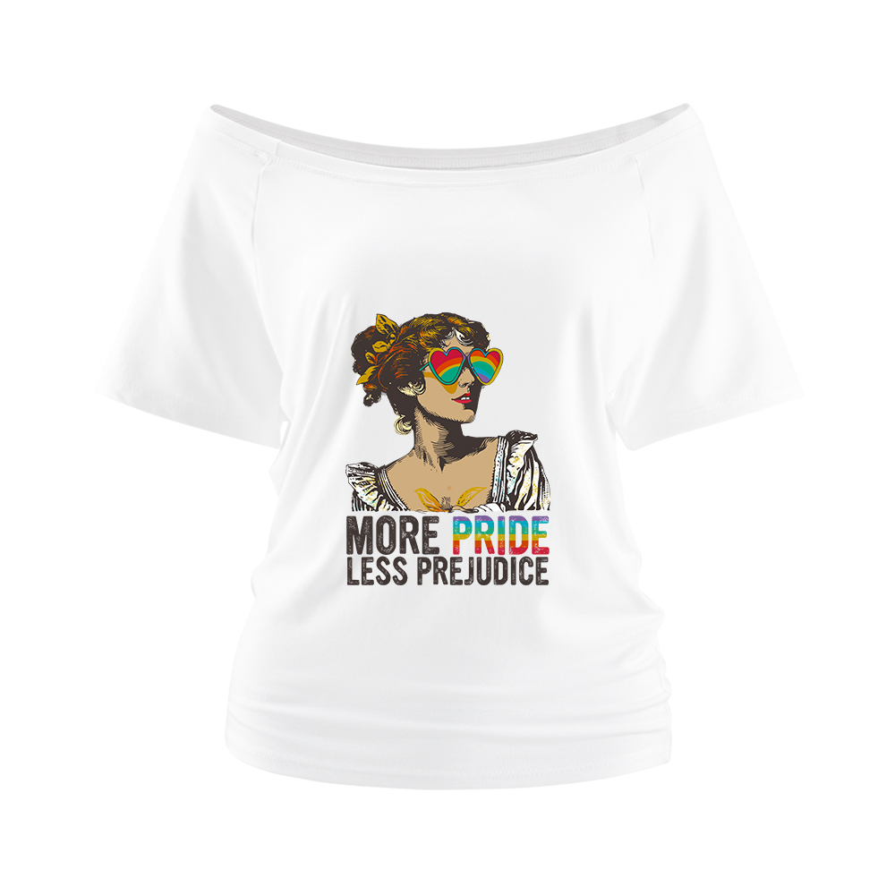 Pagewings More Pride Less Prejudice Off Shoulder Top