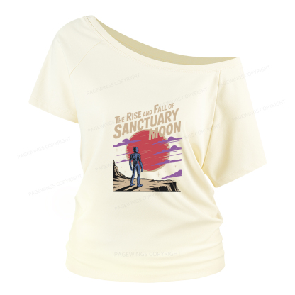 Pagewings The Rise And Fall Of Sanctuary Moon Women Off Shoulder T-shirts