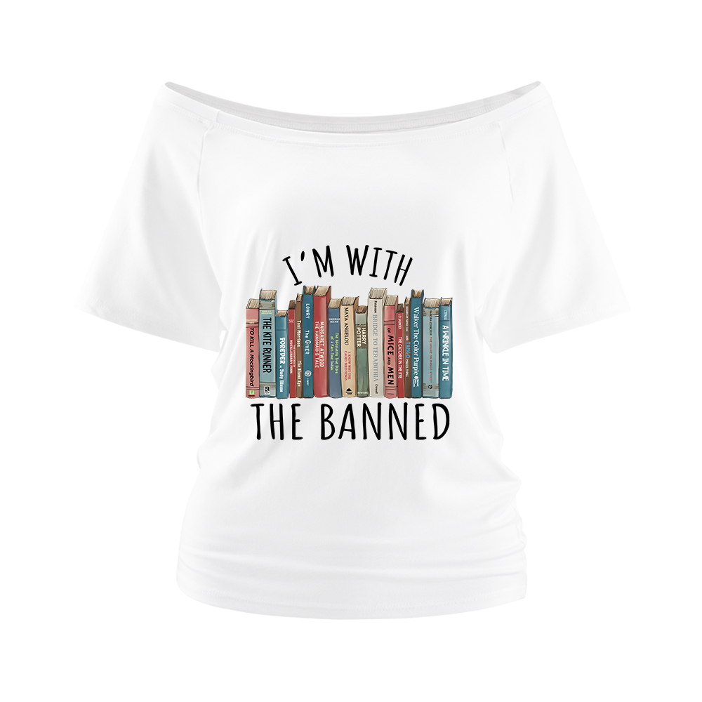Pagewings I'm With The Banned Off Shoulder Top