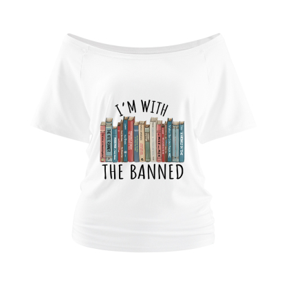 Pagewings I'm With The Banned Off Shoulder Top
