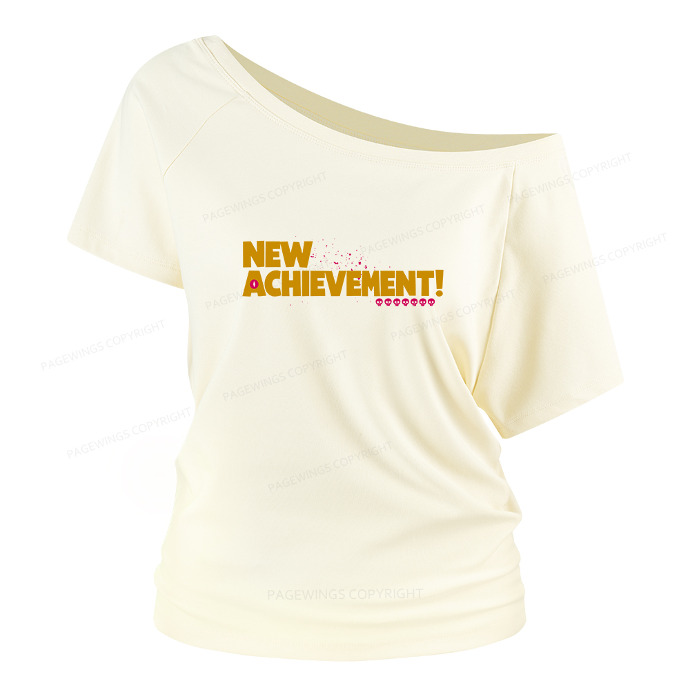 Pagewings New Achievement  Women Off Shoulder T-shirts
