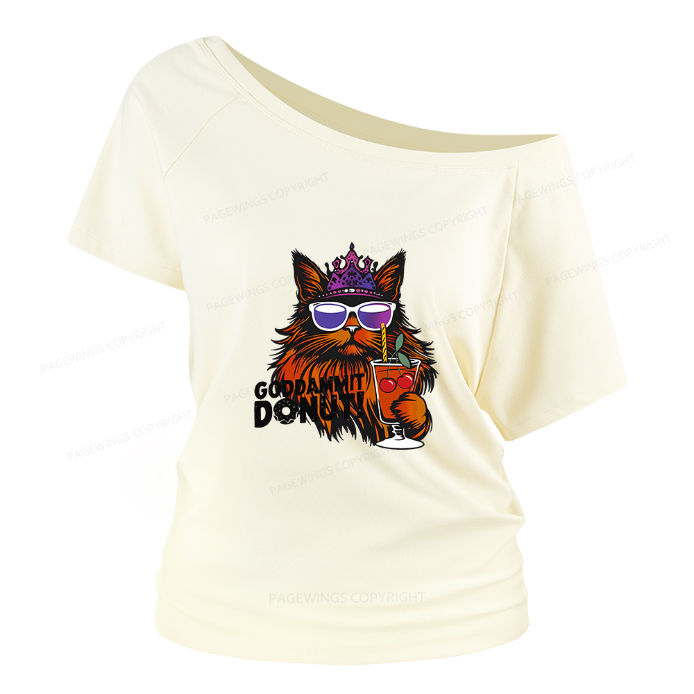 Pagewings Read Sci-Fi Book Women Off Shoulder T-shirts