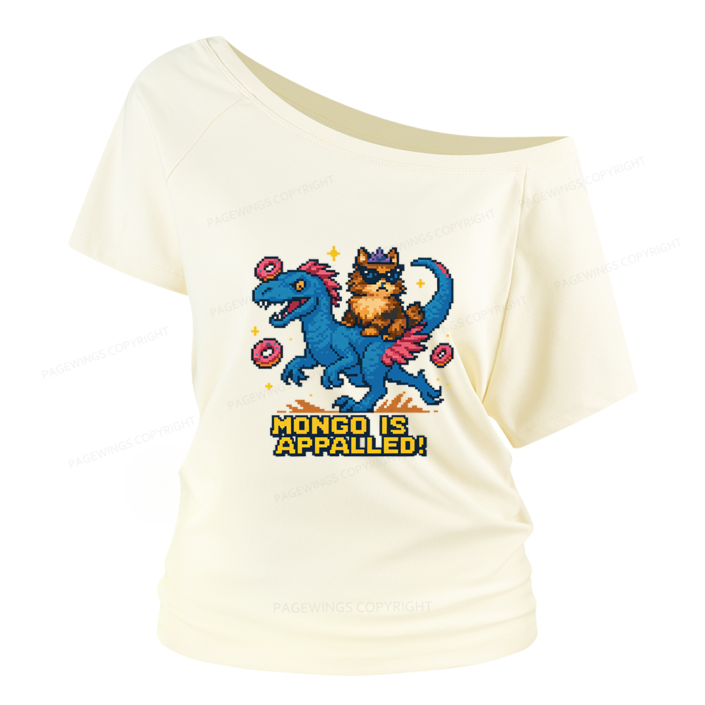 Pagewings Mongo Is Appalled Women Off Shoulder T-shirts