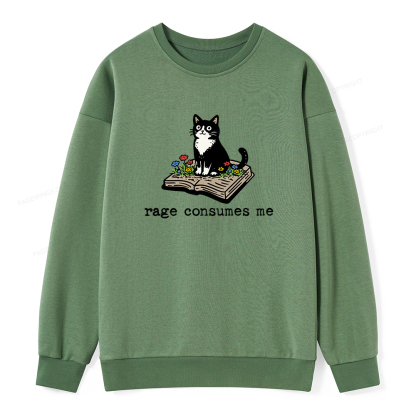Pagewings Rage Consumes Me Unisex Classic Sweatshirt