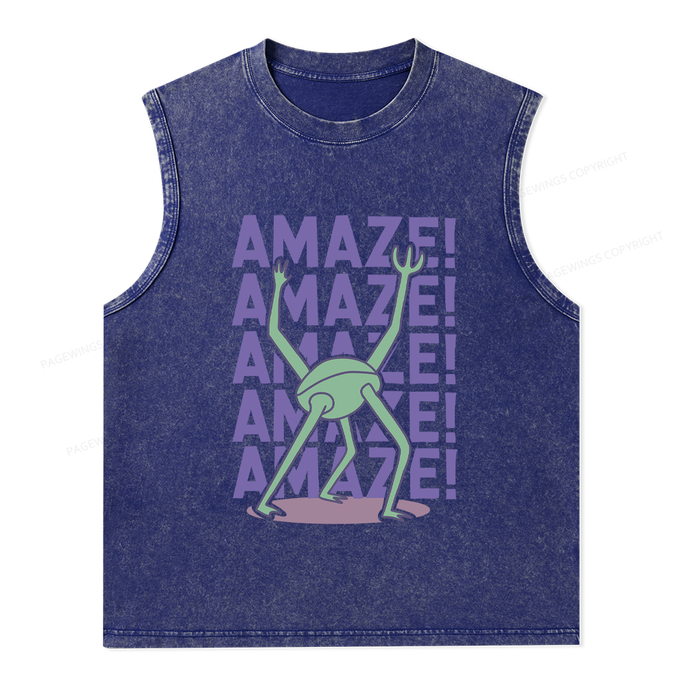 Pagewings Rocky Amaze Unisex Washed Tank Top