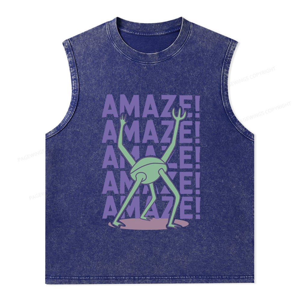 Pagewings Rocky Amaze Unisex Washed Tank Top