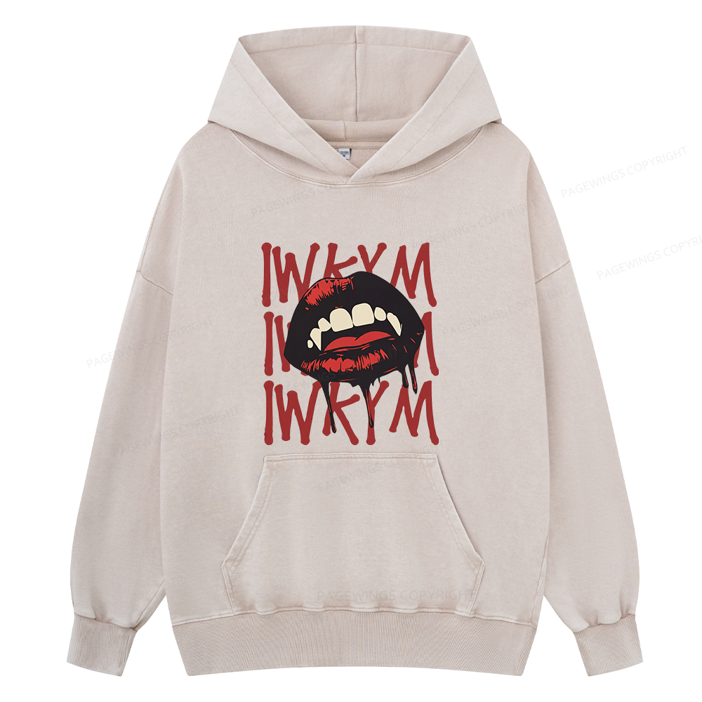 Pagewings Sci-Fi Novel Lover Unisex Washed Hoodie