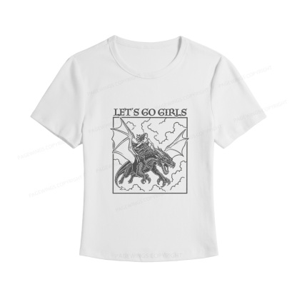 Pagewing Let's Go Girls Women's Baby Tee