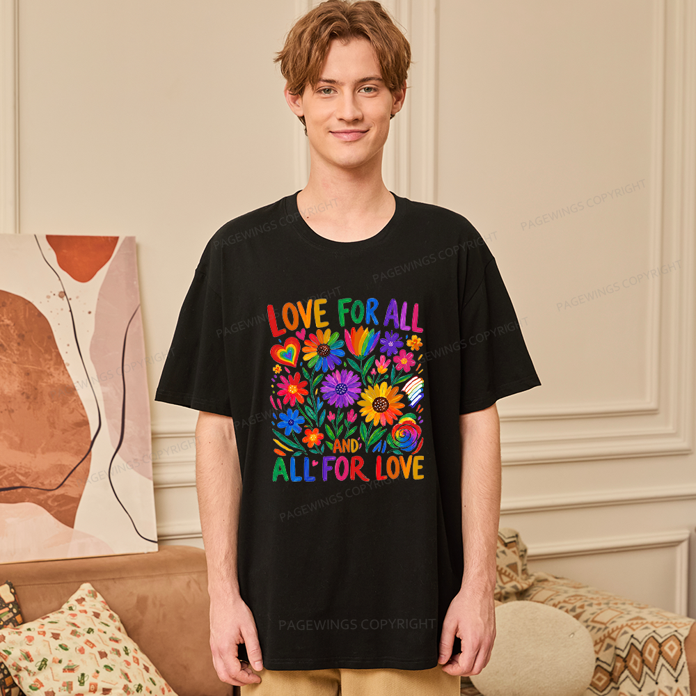 Pagewings Love For All Unisex Classic T-shirt