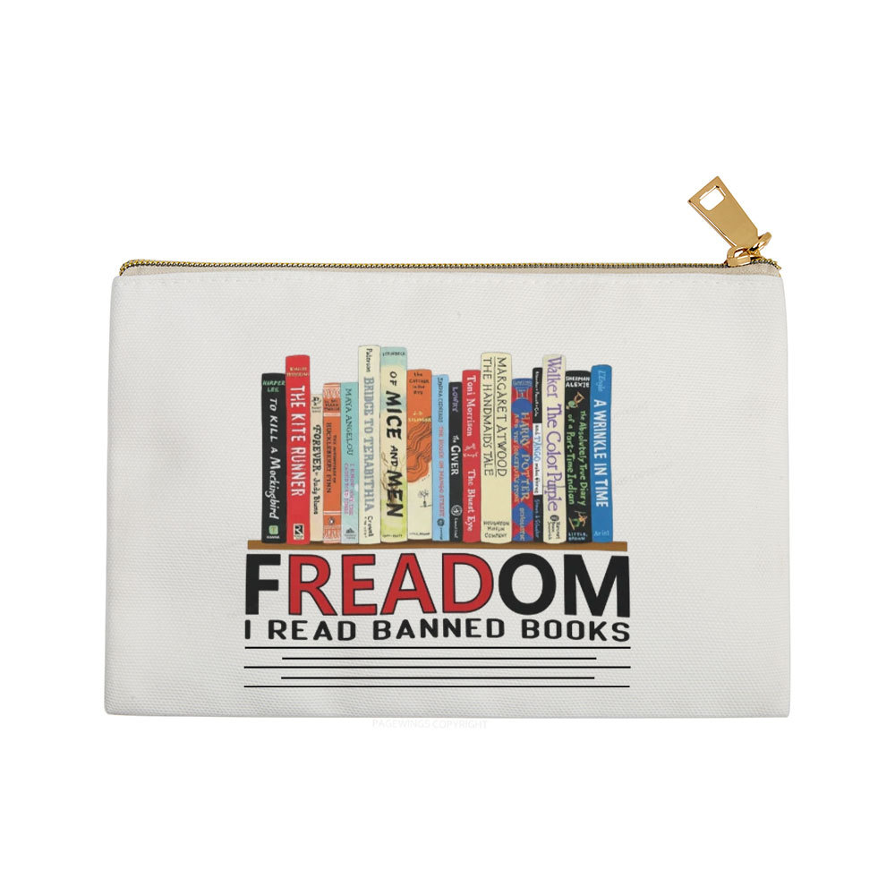 Pagewings Freadom I Read Banned Books Pouch