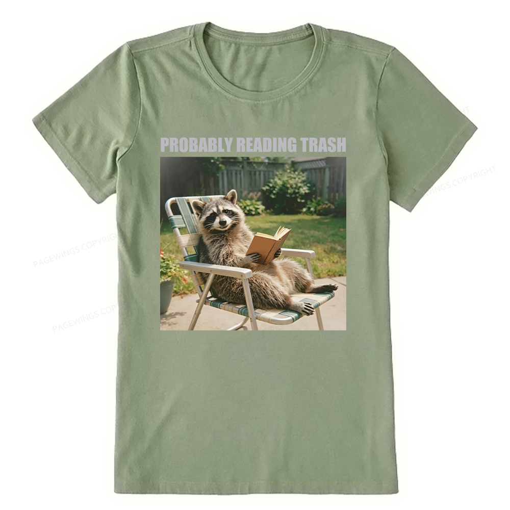 Pagewings Probably Reading Trash Unisex Classic T-shirt