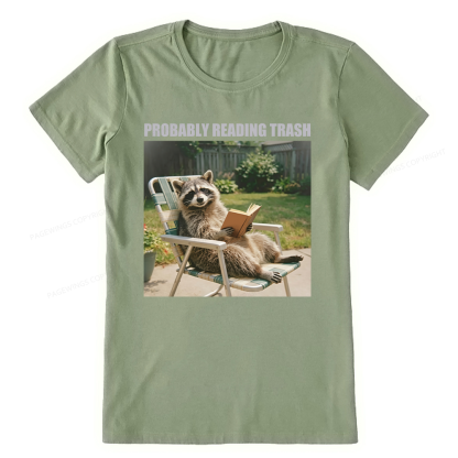 Pagewings Probably Reading Trash Unisex Classic T-shirt