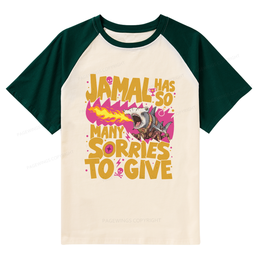 Pagewings Sci-Fi Novel Lover Raglan T-shirt