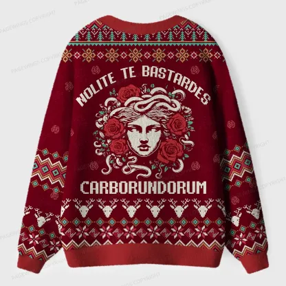 Pagewings Nolite Te Bastardes Carborundorum Unisex Ugly Cardigan Sweaters