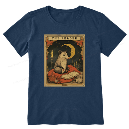 Pagewings The Reader Opossum Tarot Card Unisex Classic T-shirt