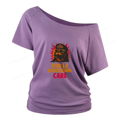 Pagewings Viva La Revolucion Women Off Shoulder T-shirts
