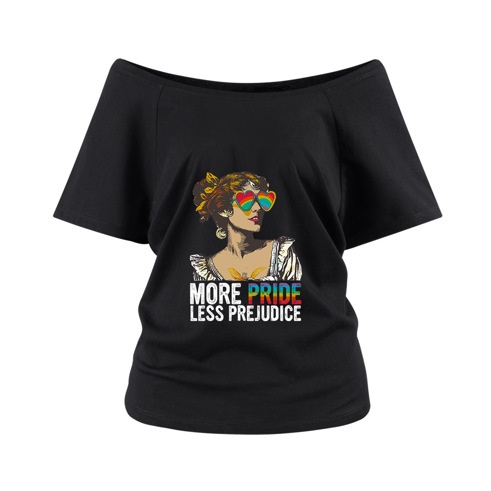 Pagewings More Pride Less Prejudice Off Shoulder Top