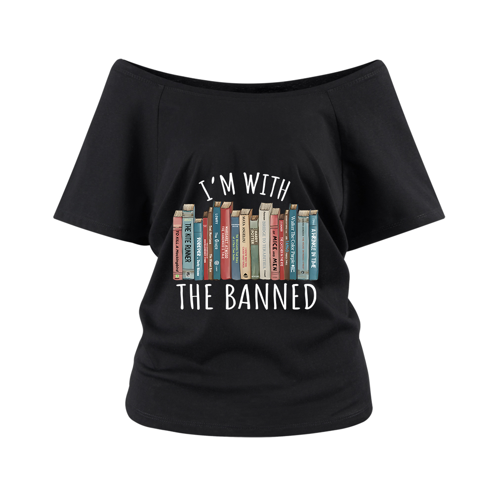 Pagewings I'm With The Banned Off Shoulder Top