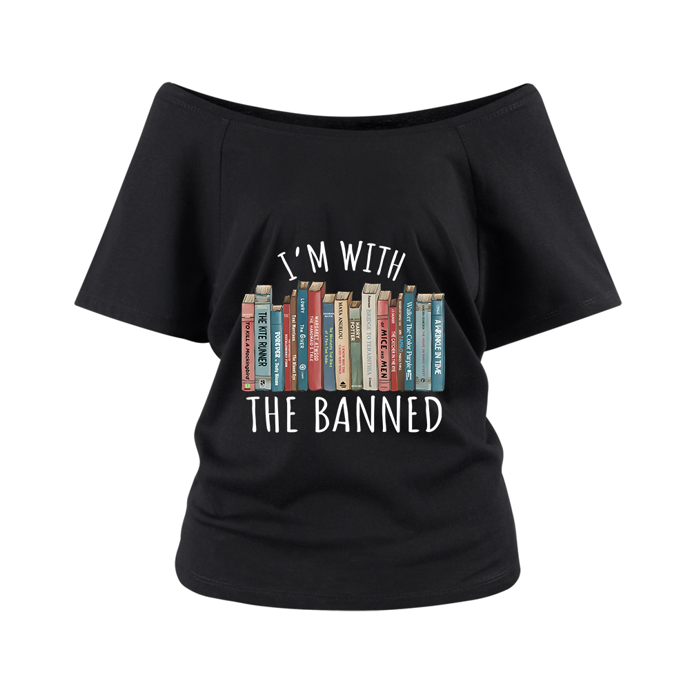 Pagewings I'm With The Banned Off Shoulder Top