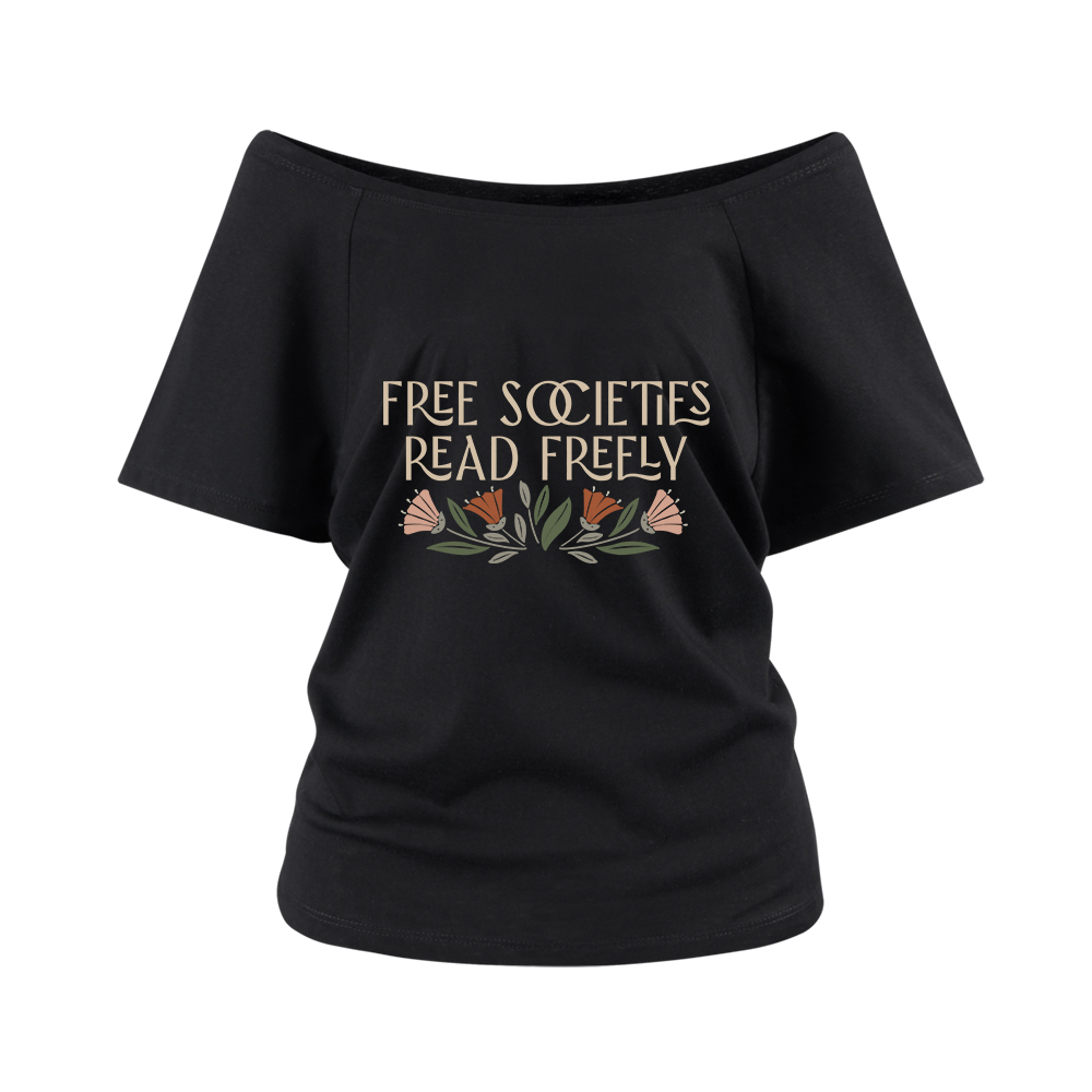 Pagewings Read Freely Off Shoulder Top
