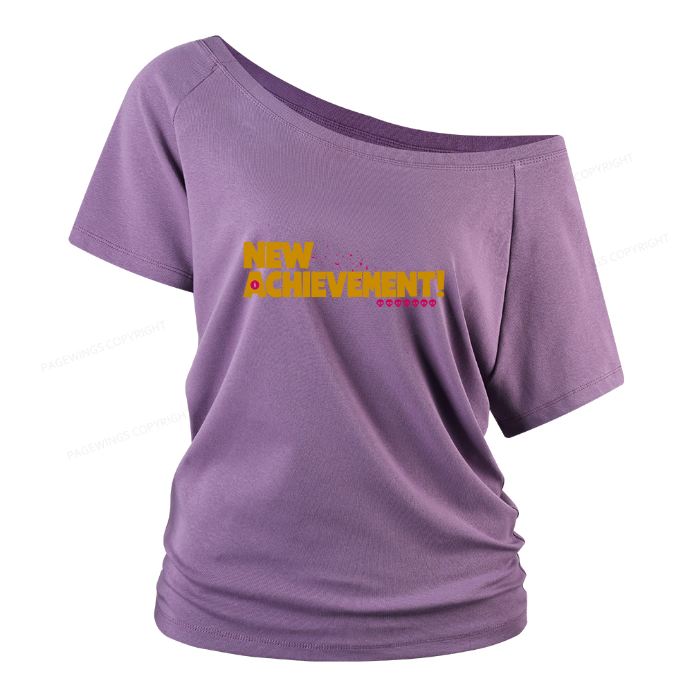 Pagewings New Achievement  Women Off Shoulder T-shirts